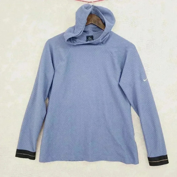 Nike Pro Dri Fit Pullover Hooded Textured Running Sweatshirt Women's M 3435P - Picture 1 of 8